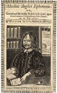 Cover of William Lilly's Ephemeris