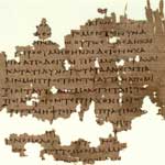 Papyrus fragment of Plato's Republic