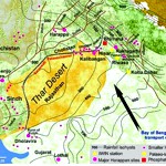 map of saraswati palaeochannel